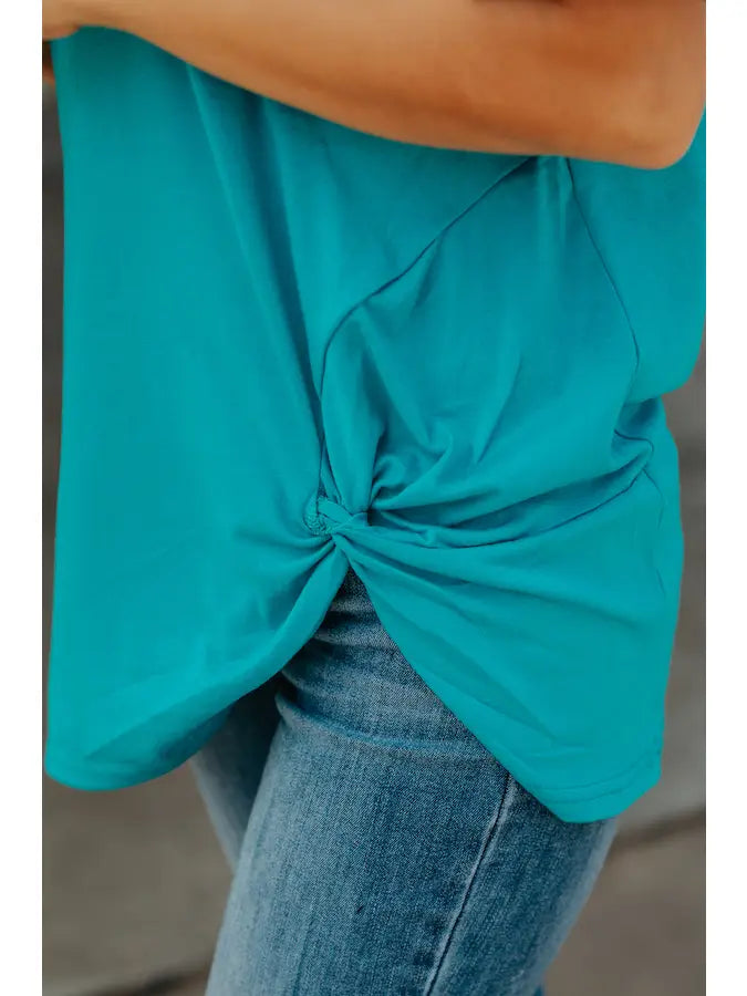 Caribbean Blue Top
