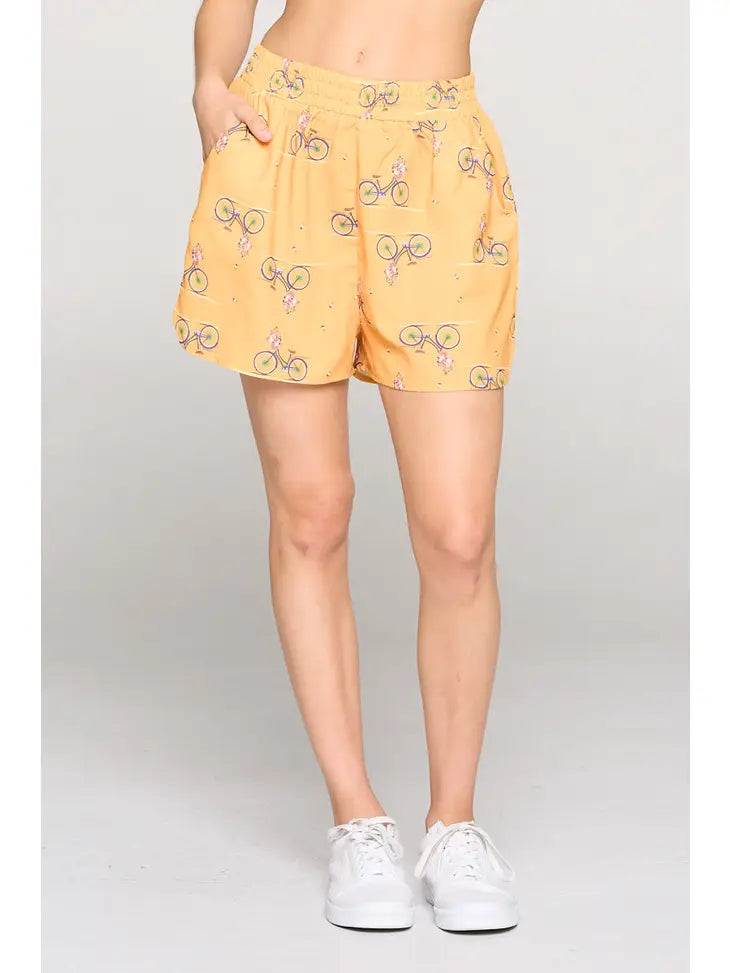 Mustard Bicycle Shorts