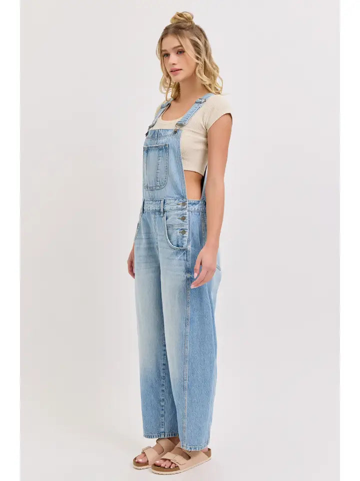 Mid Waisted Barrel Overall