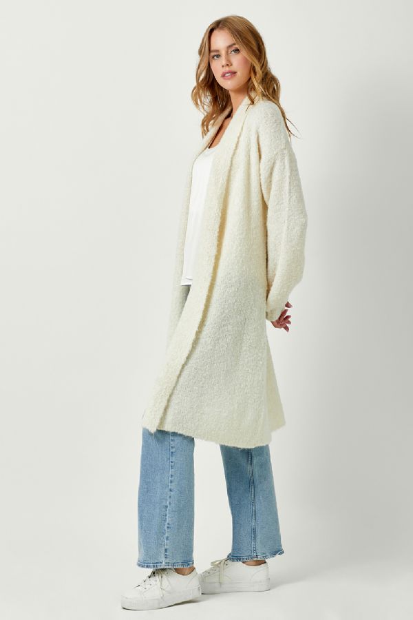 Hannah's Long Ivory Sweater