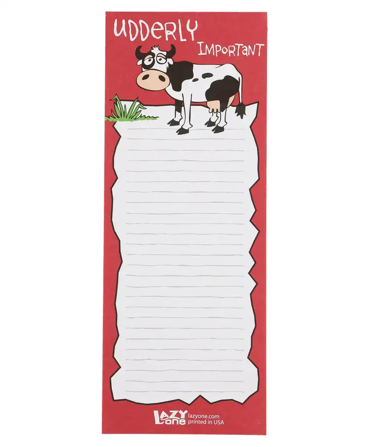 Udderly Important Notpad