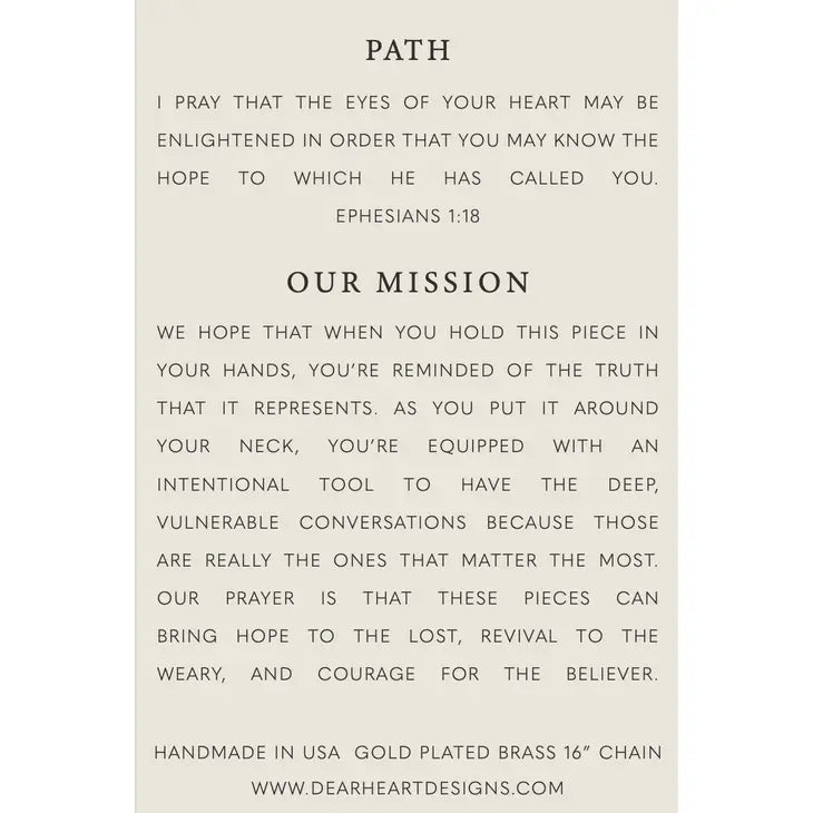 "Path" Necklace