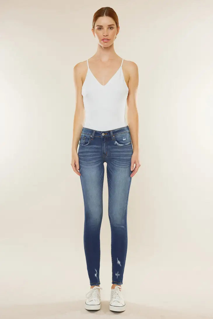 Mid Rise Basic Skinny Jean
