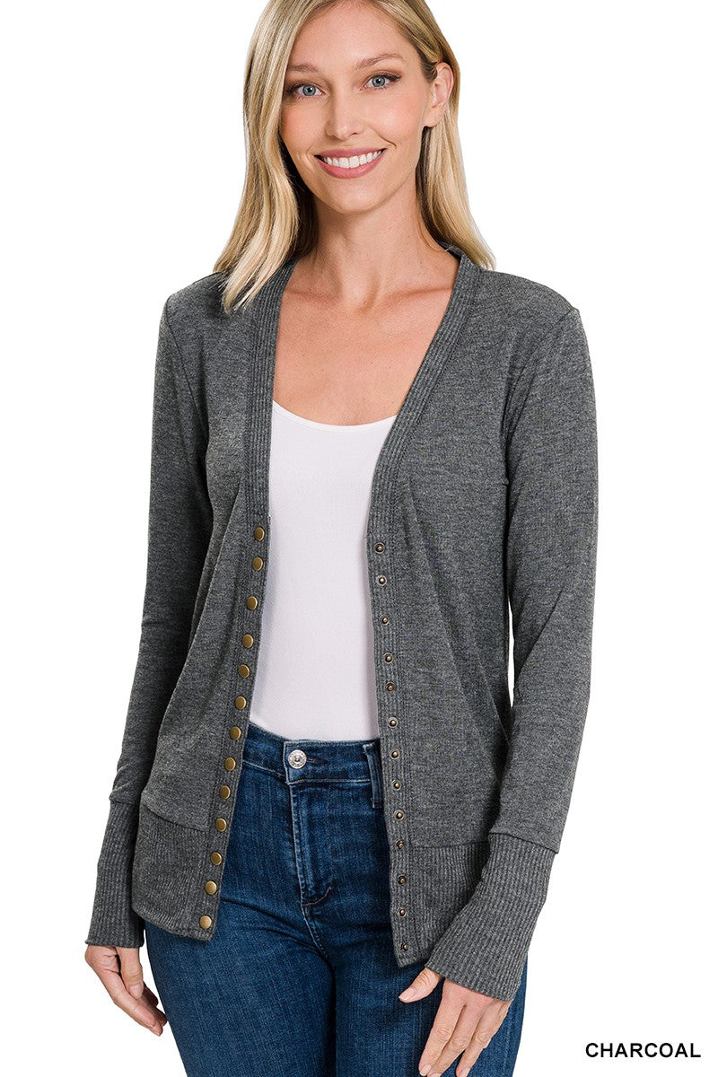 Penelope Sweater - Charcoal Grey