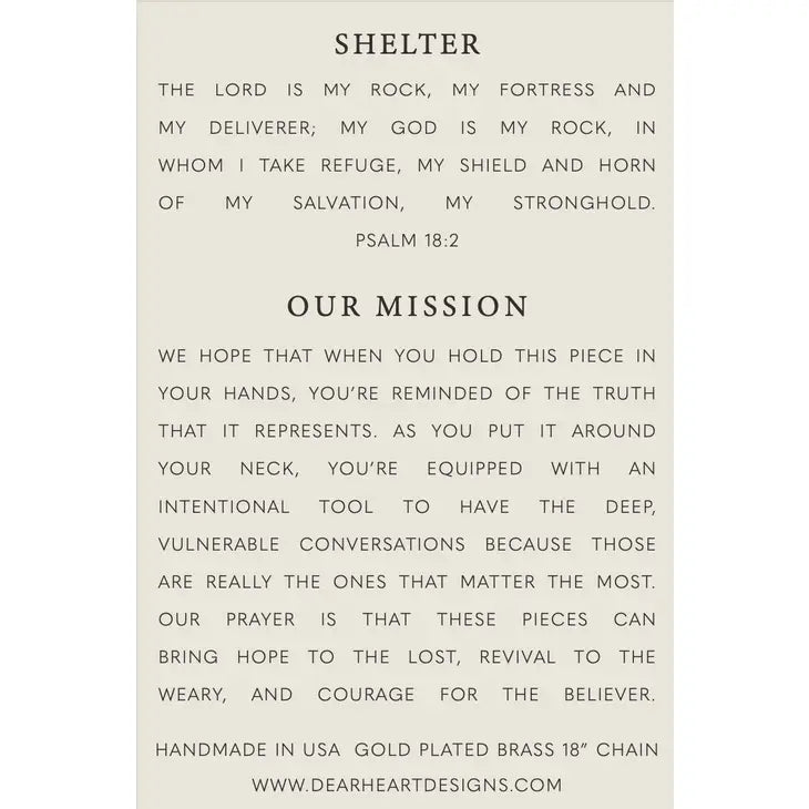 "Shelter" Necklace