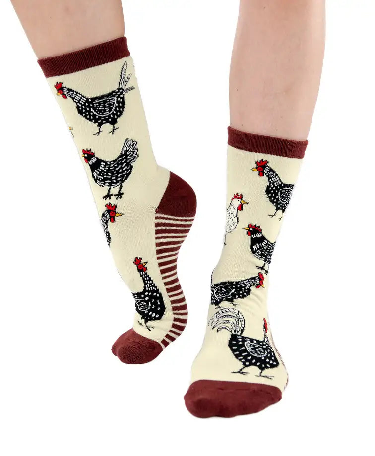 Chicken Crew Socks