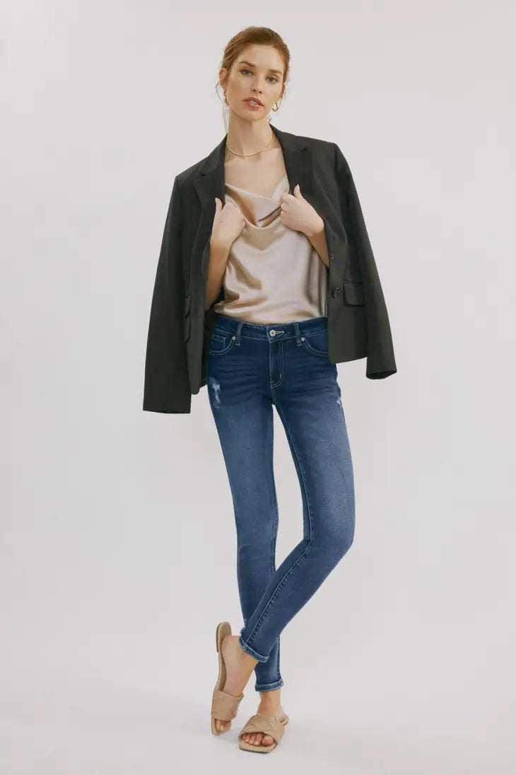 Mid-Rise Skinny Jean