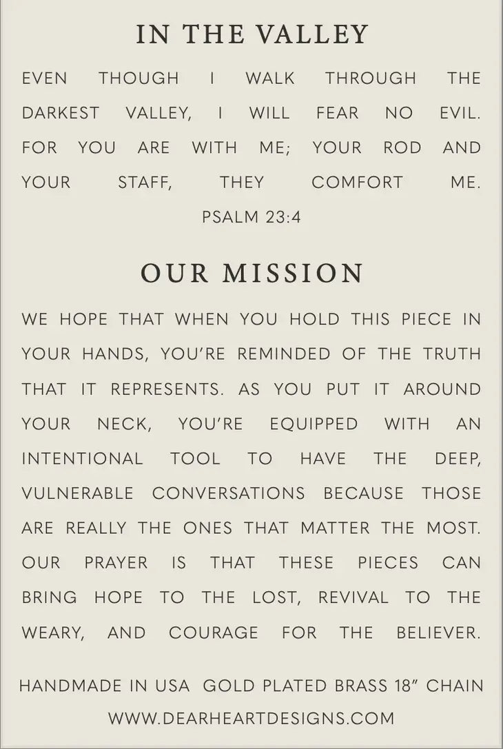 In the Valley Necklace