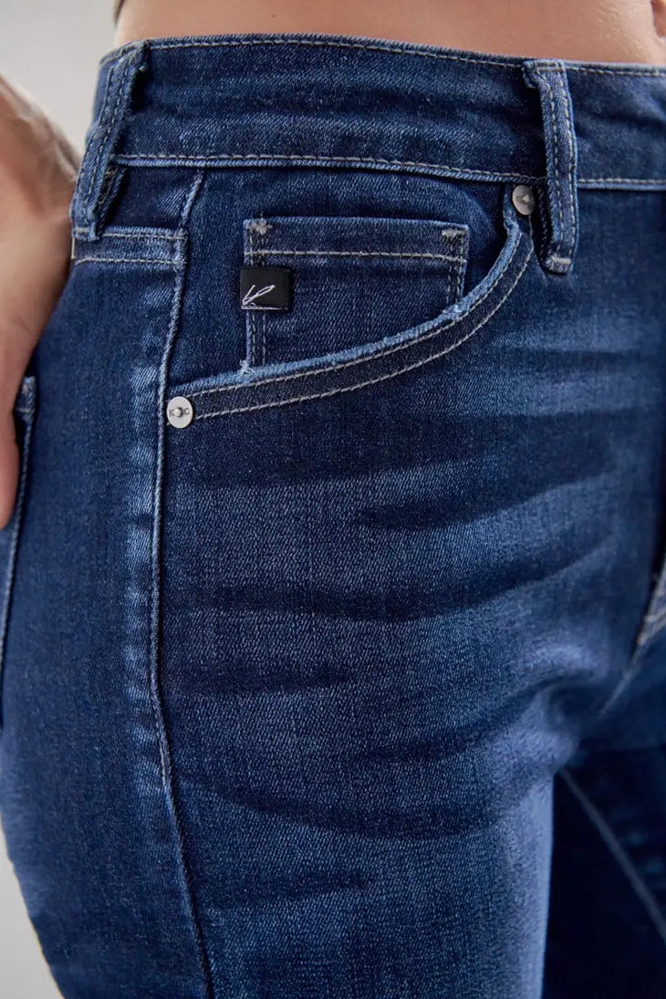 Mid Rise Boot Cut Denim
