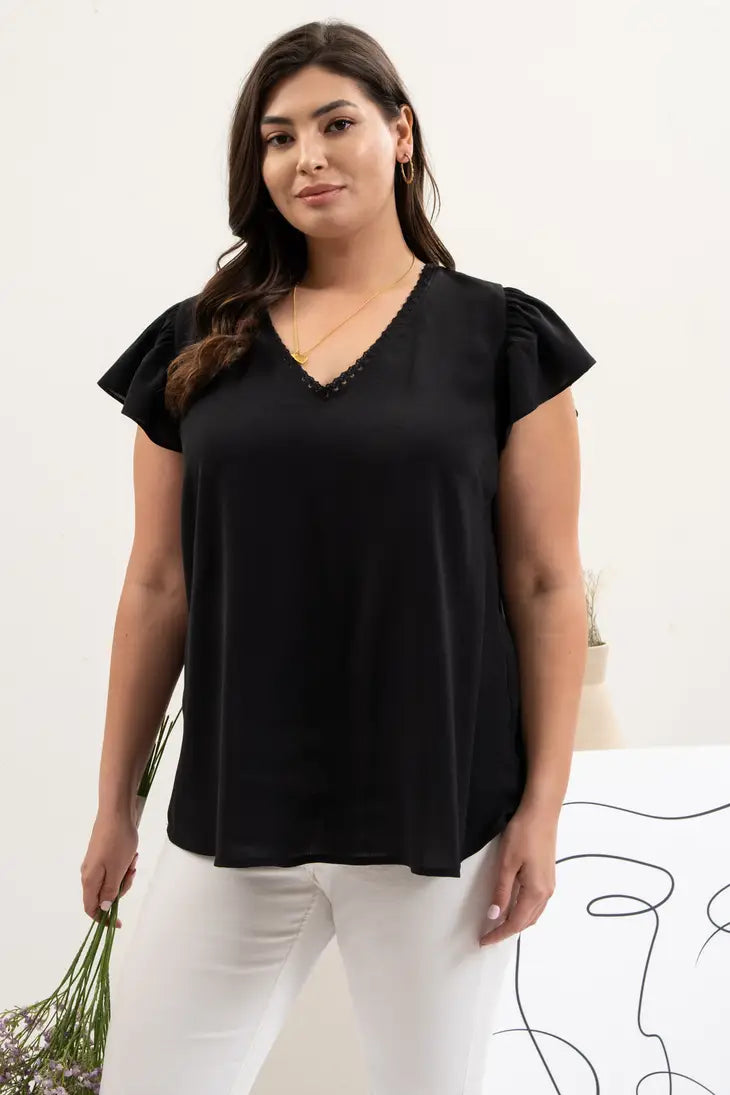 Black Stone Blouse
