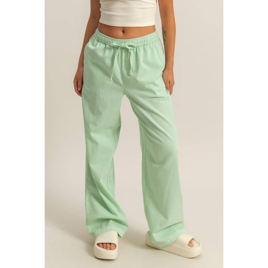 Mint Willow Drawstring Pants
