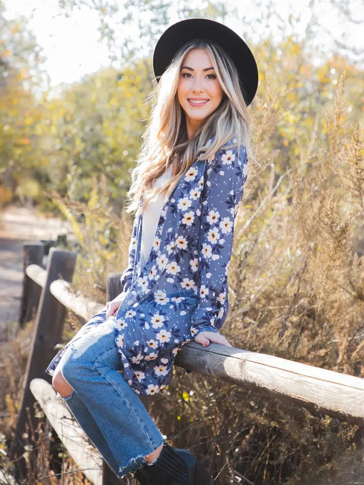 Magnolia Floral Cardigan