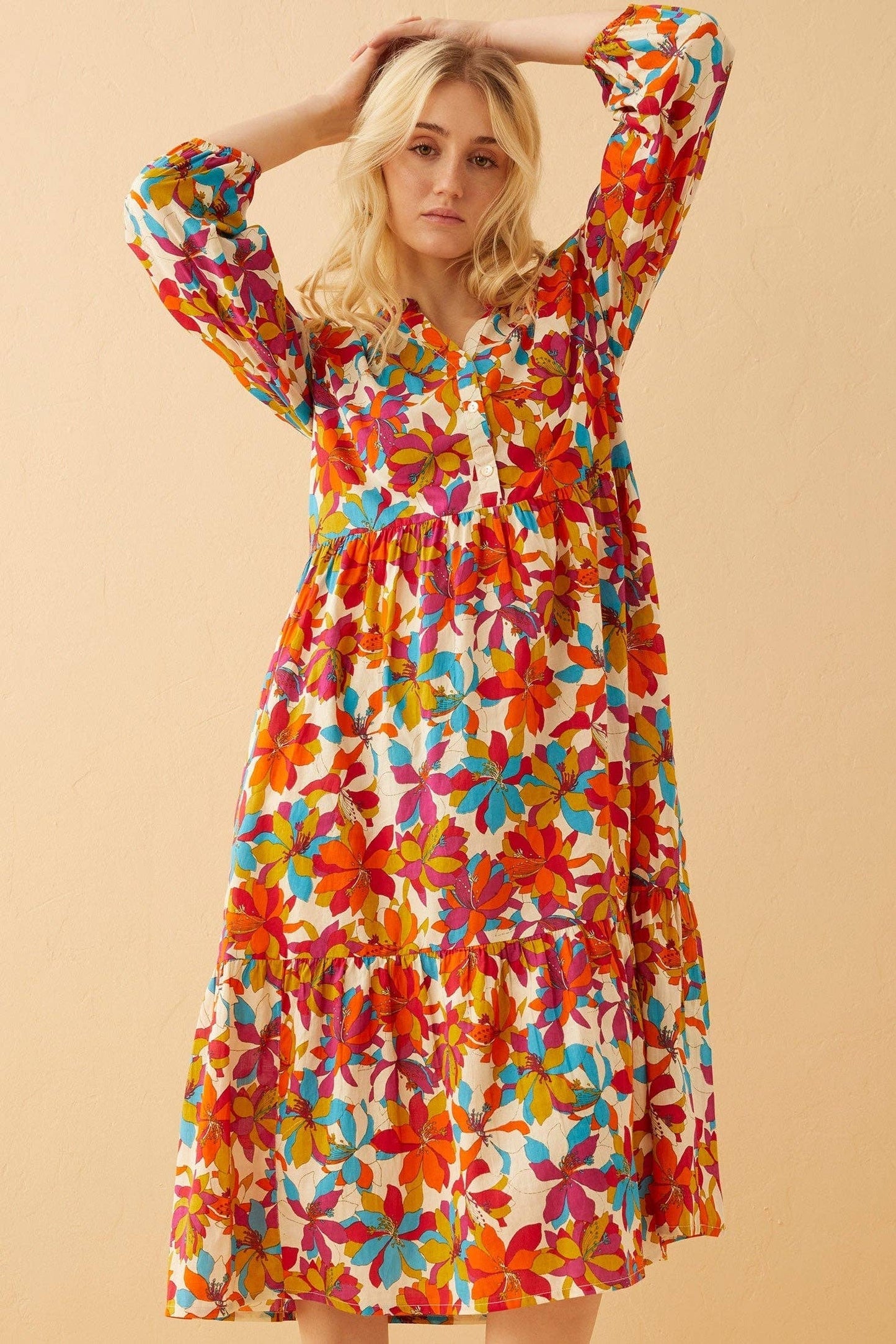 Multicolor Flow Dress