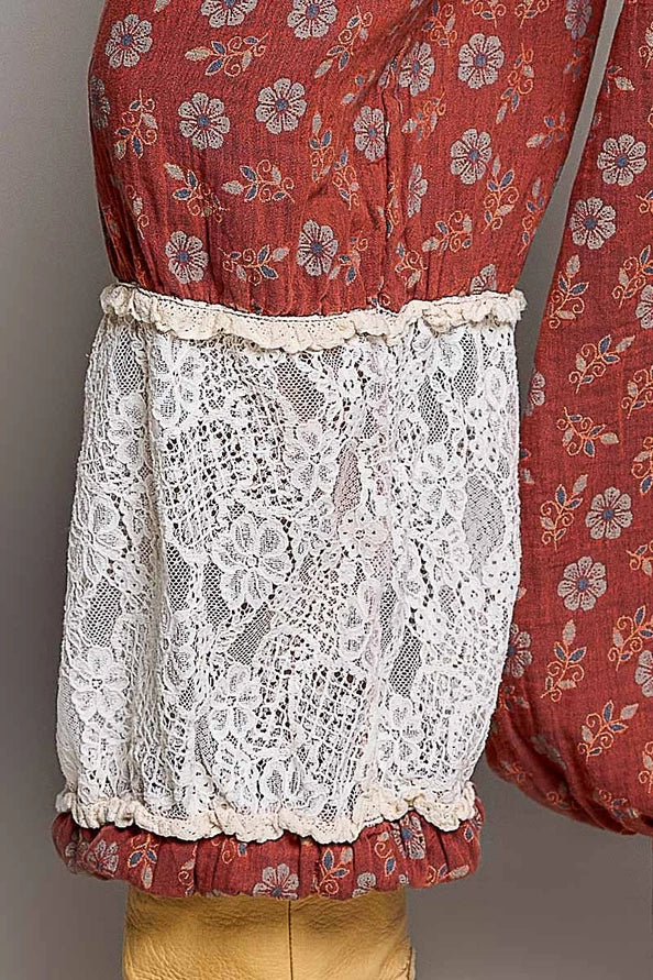 Rust & Lace Pant