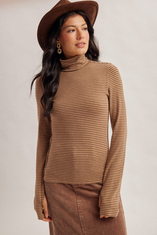 Coffee & Cream Turtleneck
