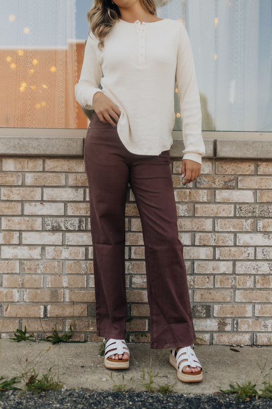 Coffee Brown Jeans