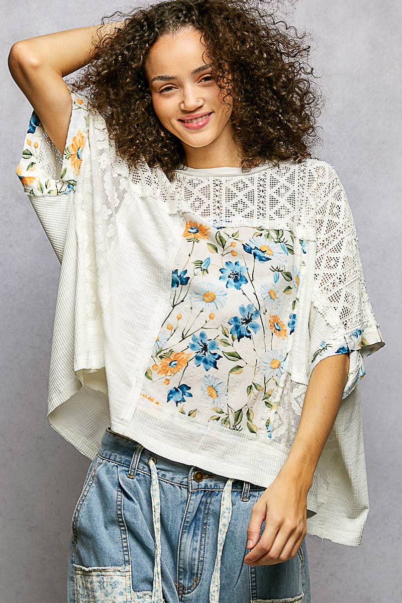 Effortless Ivory Floral Top