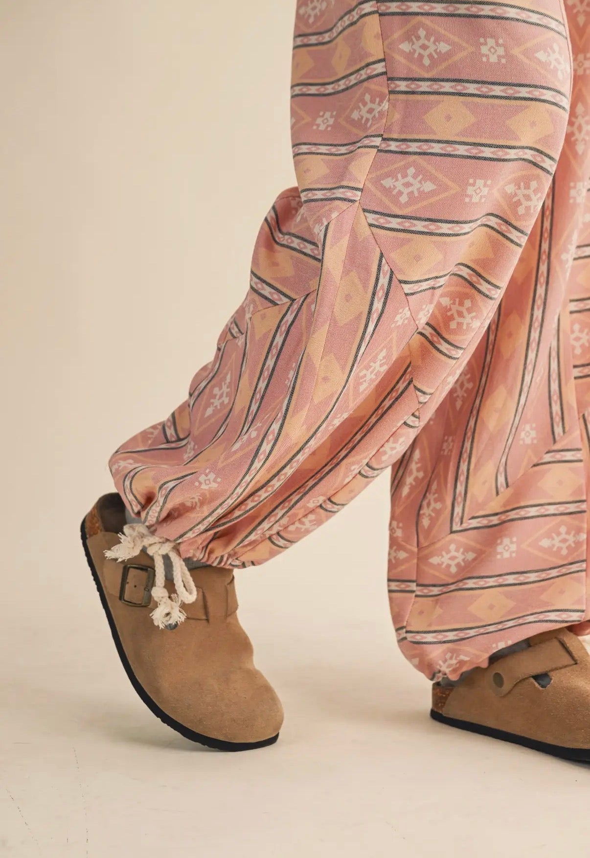 Aztec Blush Joggers
