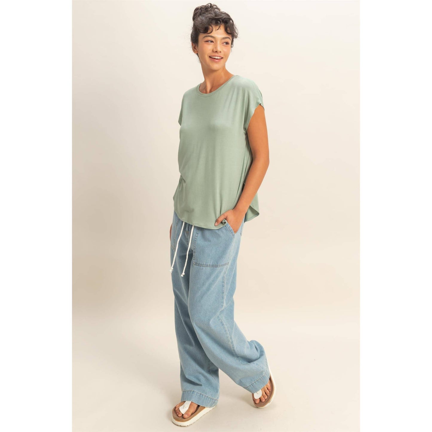 Kelly’s Top - Sage Green
