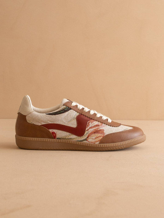 Beige Tulip Classic Low Top Sneakers