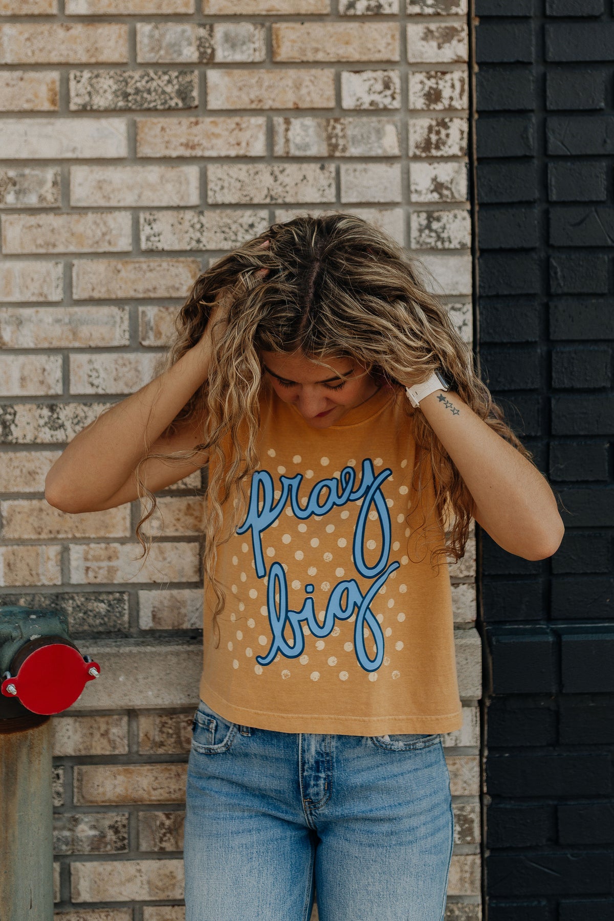 Pray Big Tank Top
