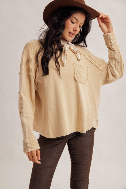 Sandstone Waffle Longsleeve