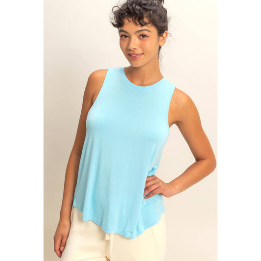 Simple Comfort Tank - Blue