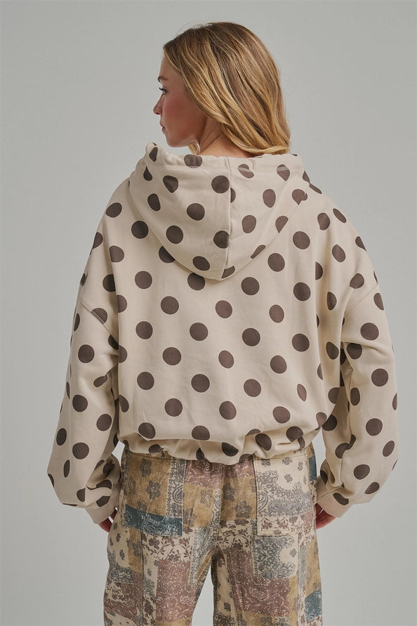 Vanilla Latte Dottie Hoodie