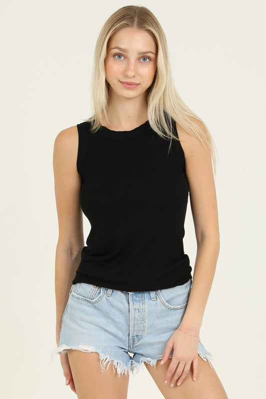 Kelly's Basic Rib Tank - Black