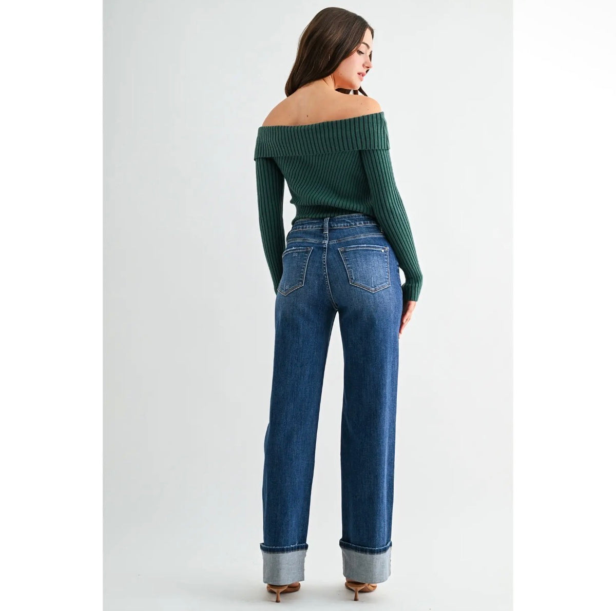 Double Pocket Cuffed Denim