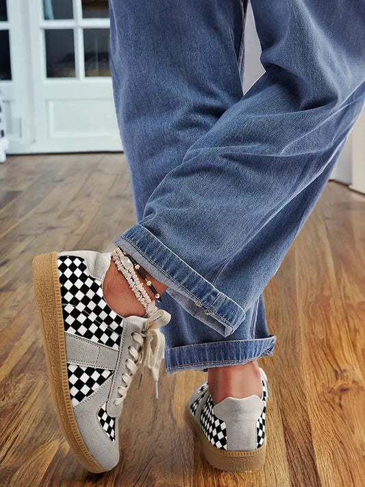 Checkered Sneakers