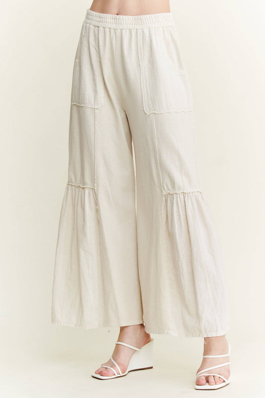 Natural Flowy Boho Pants