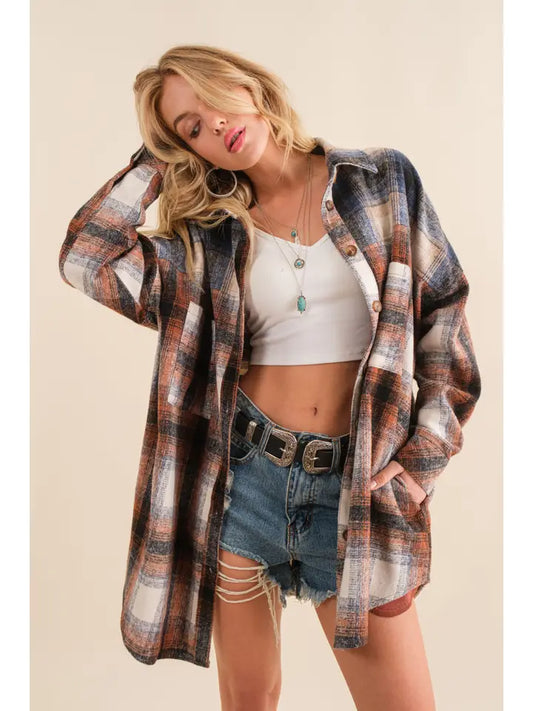 Oversized Fall Flannel