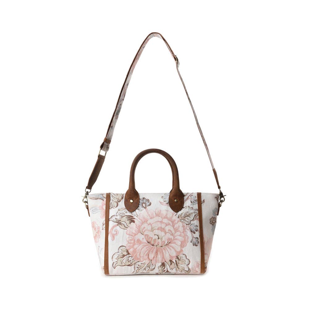 Rosy Trails Crossbody Bag in Faded Plum
