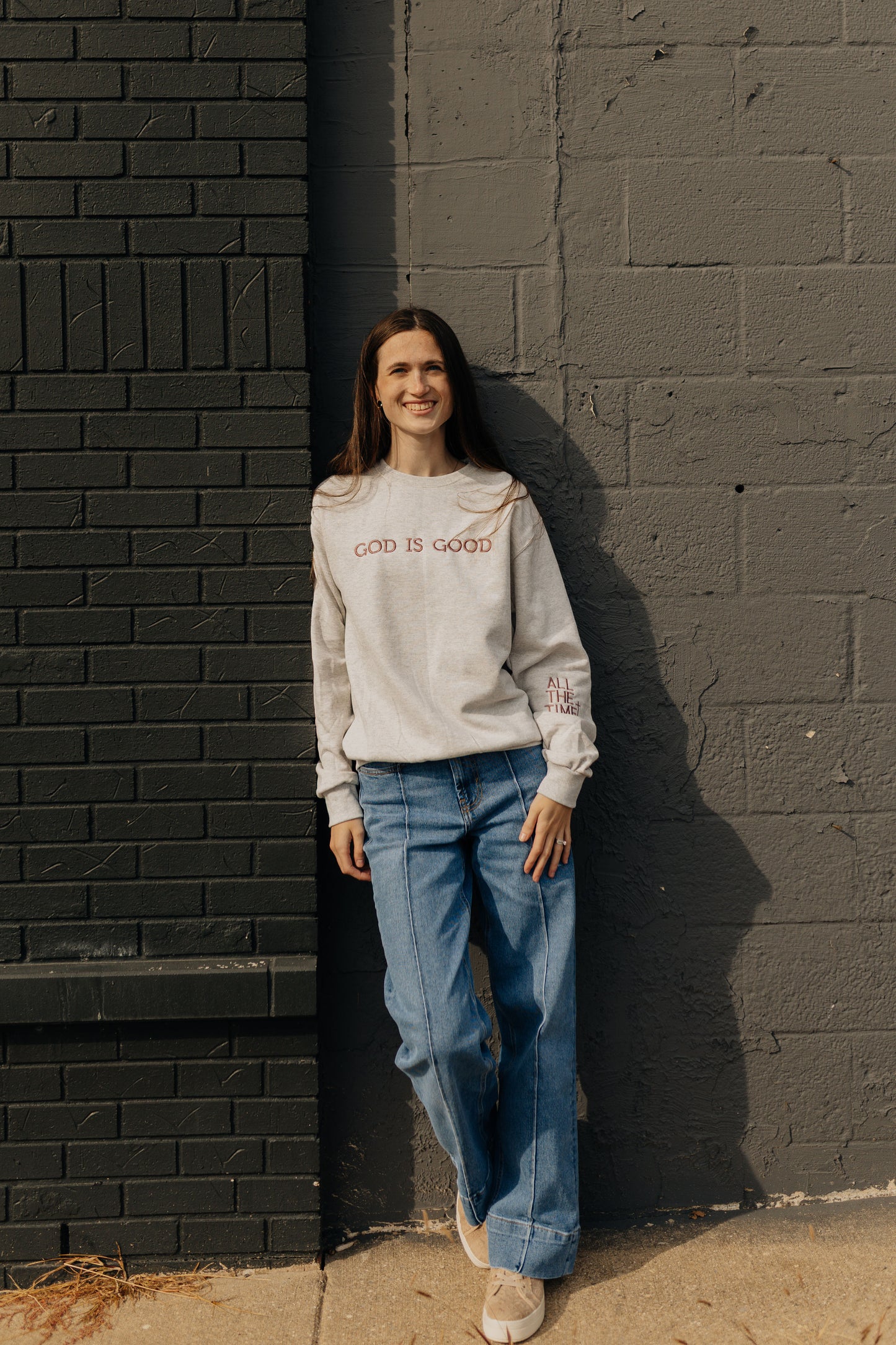 “God Is Good” Oat Crewneck