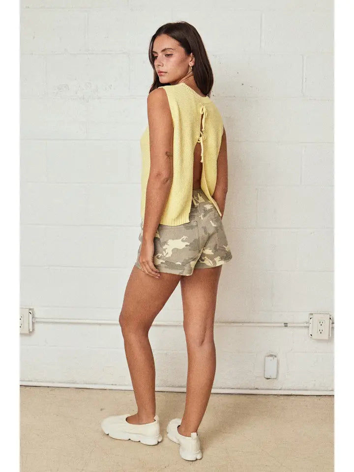 Sunshine Tie Back Tank