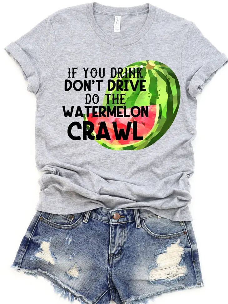 Watermelon Crawl Tee