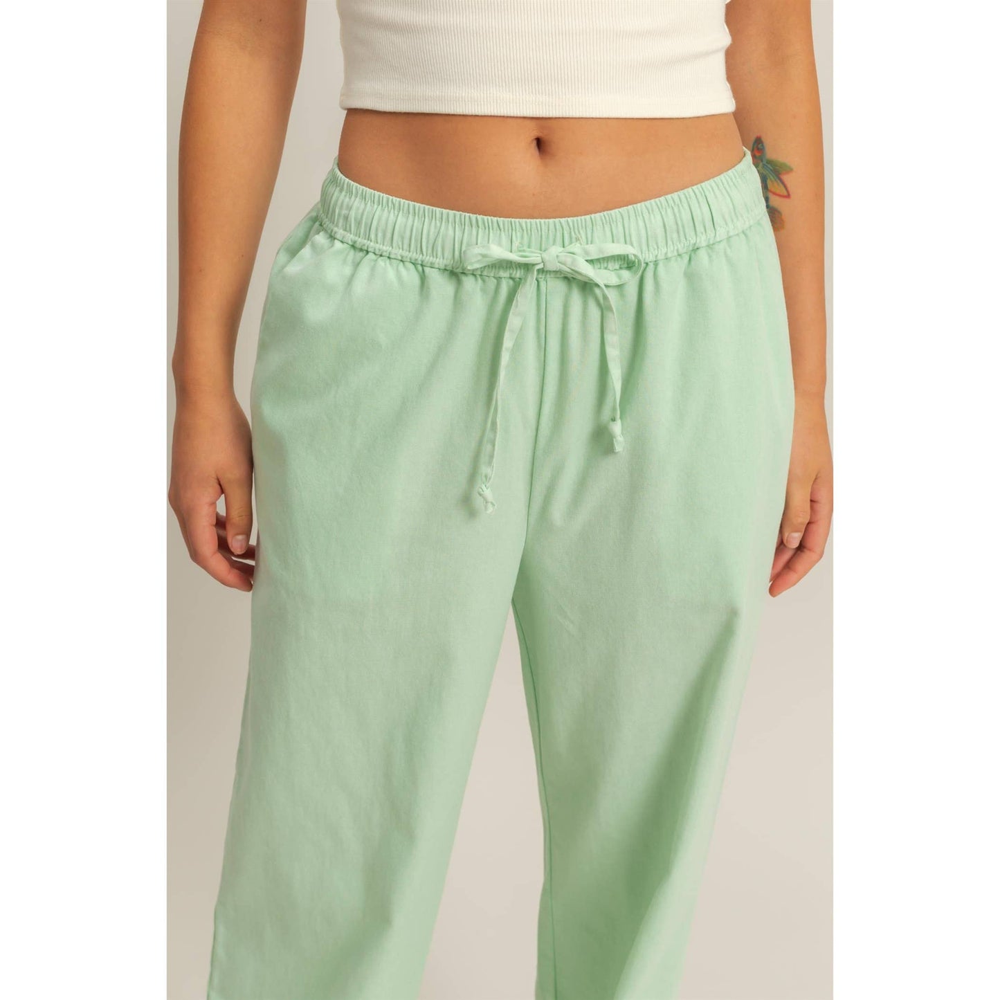 Mint Willow Drawstring Pants