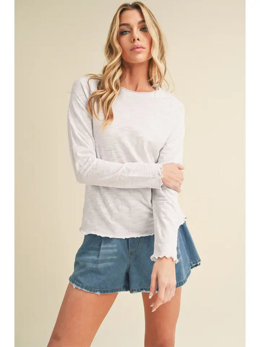 Zoie's Longsleeve - White