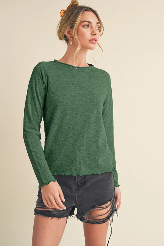 Zoie's Longsleeve - Emerald Green