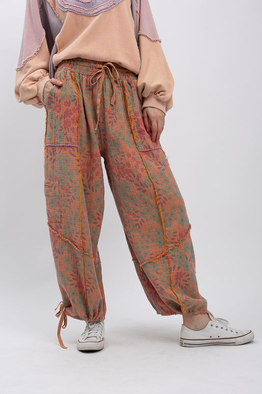 Whimsical Floral - Orange