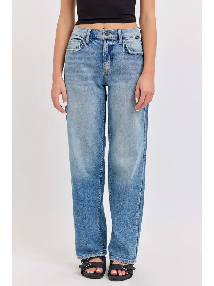 Mid-Rise Dad Jeans