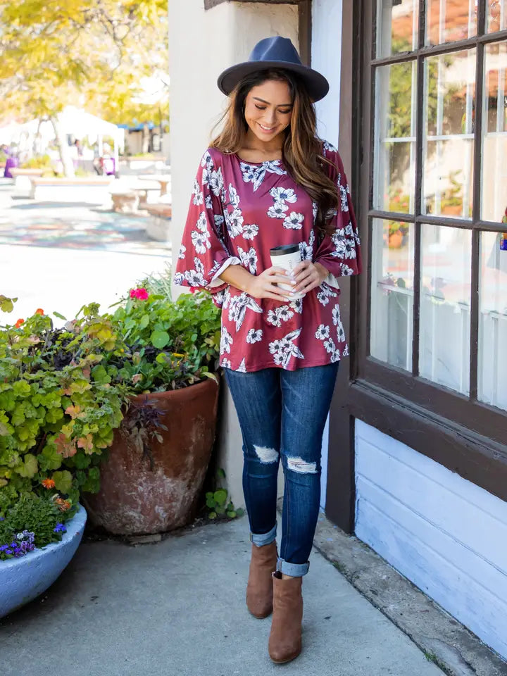 Magnolia Bell Sleeve Top