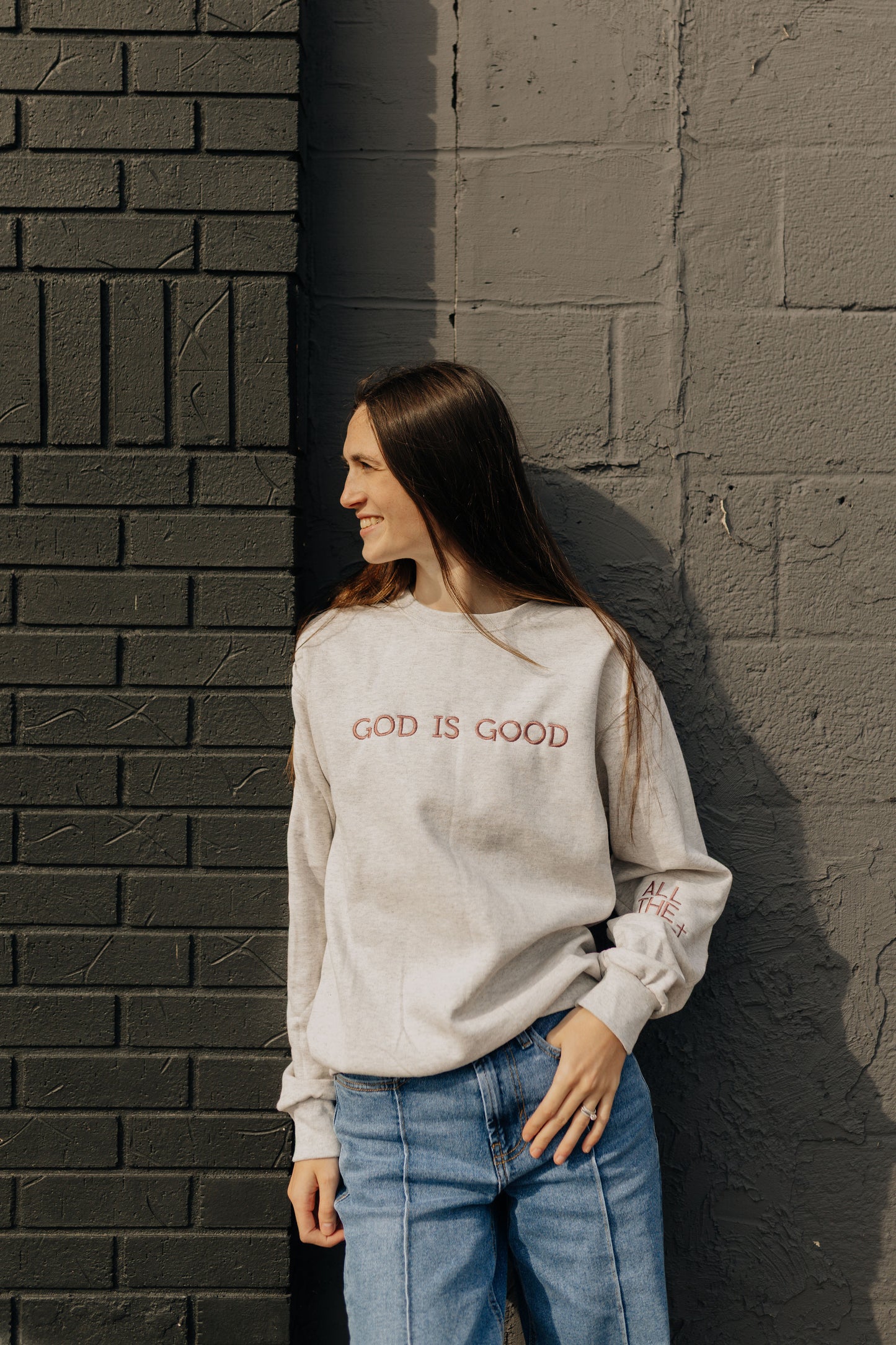 “God Is Good” Oat Crewneck