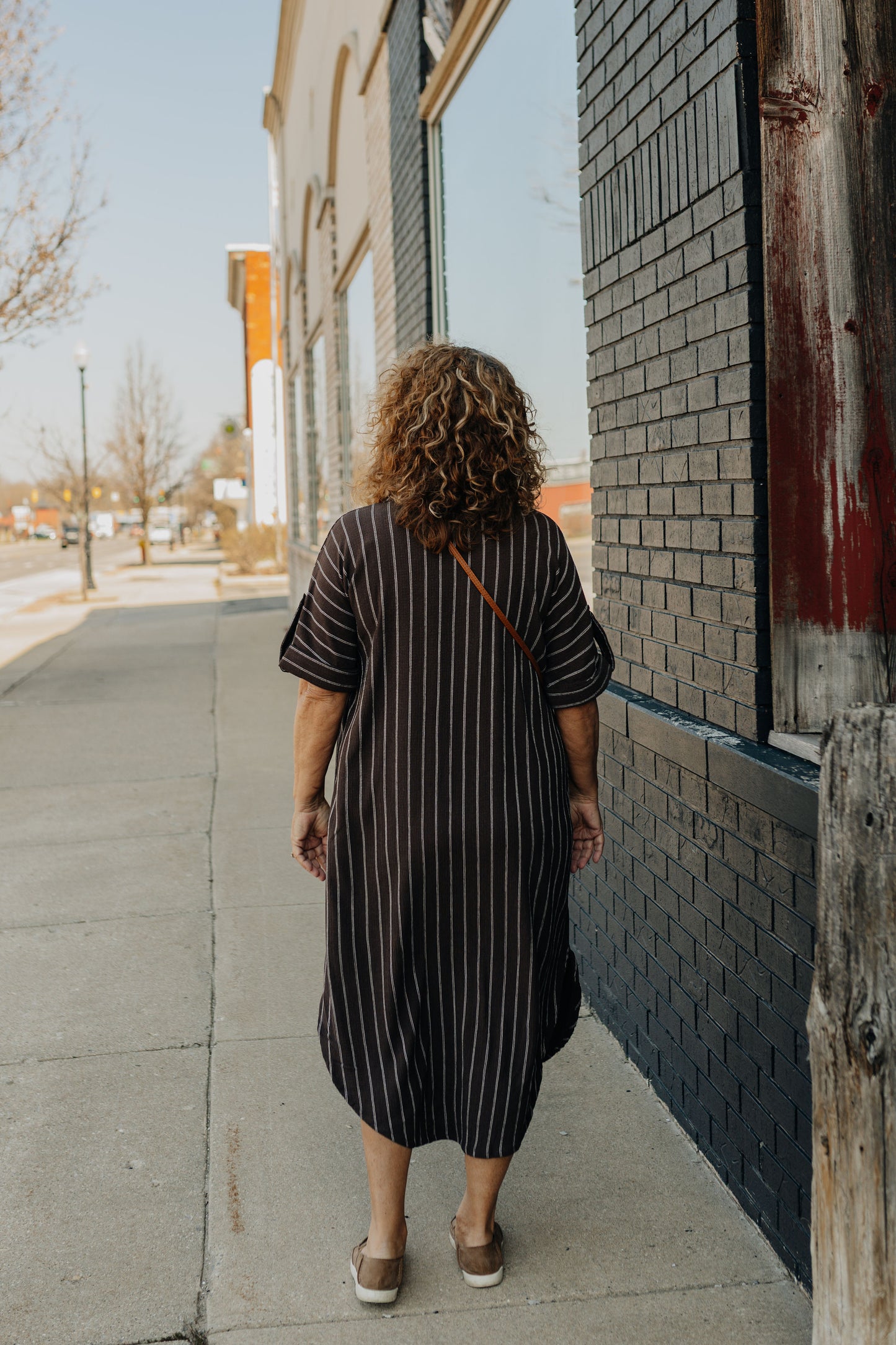 Brown Sugar Linen Dress