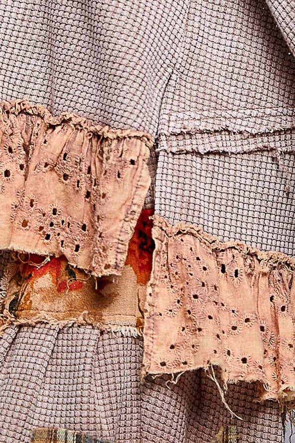 Dusty Rose Ruffle Sweater