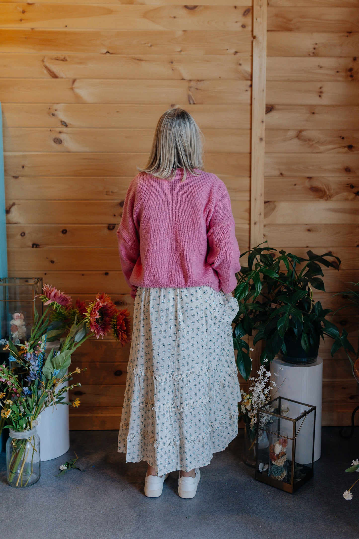 Lindsay's Tie Cardigan - Mauve