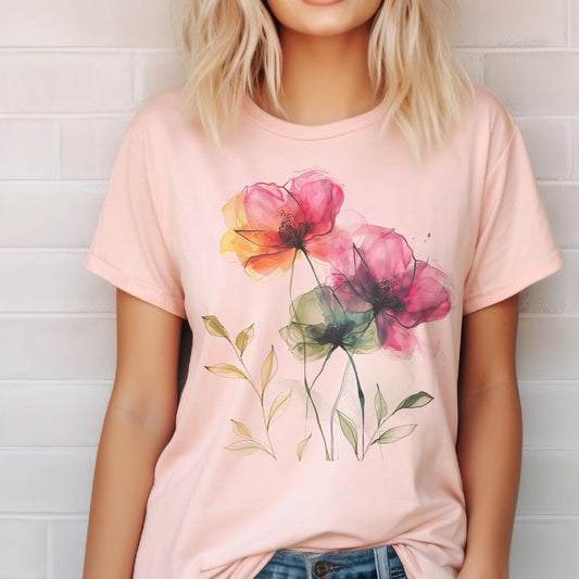 Jackie's Watercolor Floral Tee