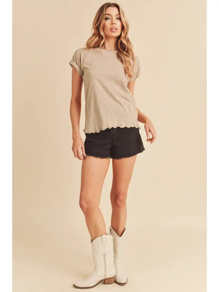 Trudie's Basic Oat T-Shirt