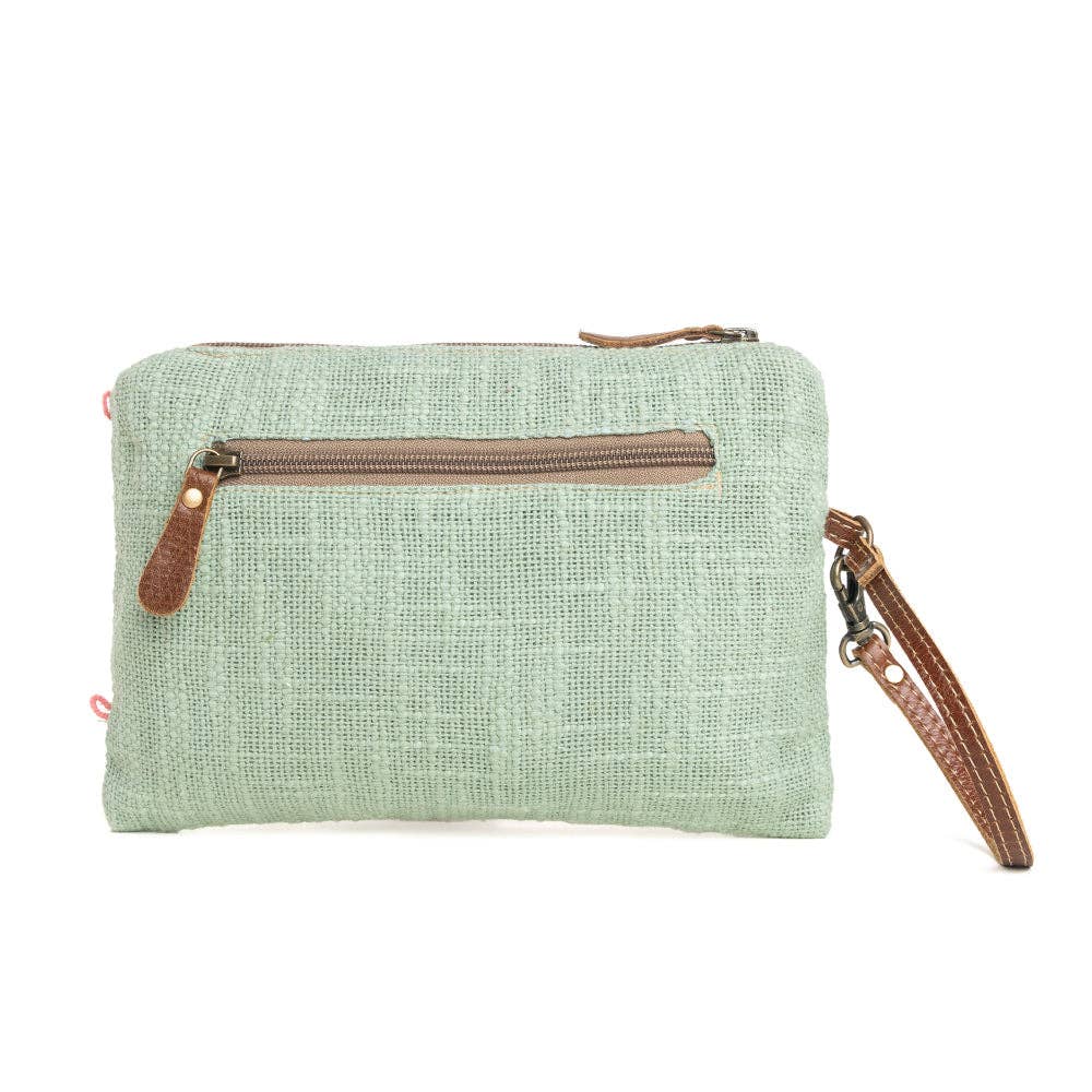 Spring Design Clutch Pouch